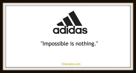 adidas slogan here to create.